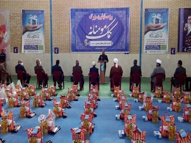 توزیع بیش از صد بسته معیشتی در ایام محرم میان اقشار آسیب پذیر دهگلان