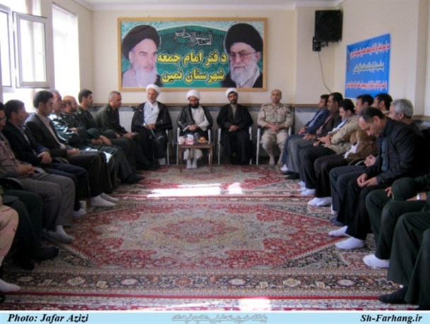 حمایت تمام‌قد امام‌جمعه نمین از برنامه‌های بسیج در سطح شهرستان