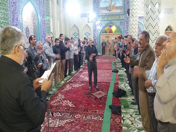 مراسم شب شهادت امام باقر(ع) مسجد امیرالمومنین (ع) بستان آباد