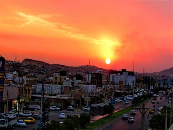 عکس/جادوی غروب درگچساران