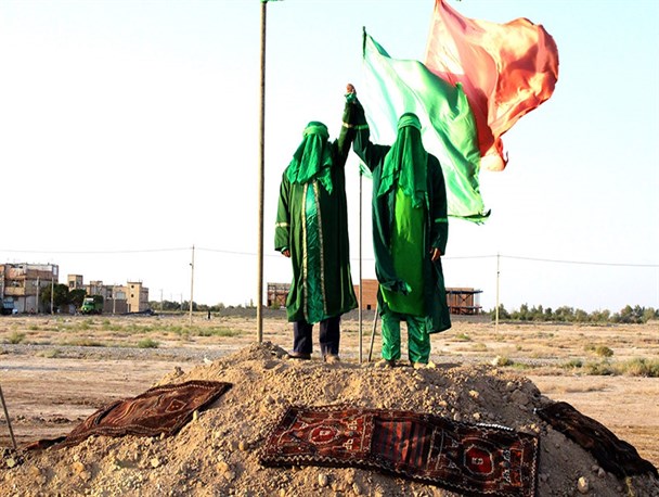 بازسازی واقعه غدیر در شهرستان مرزی سرخس