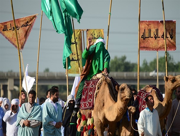 بازسازی واقعه غدیر خم در پارک موزه دفاع مقدس مازندران