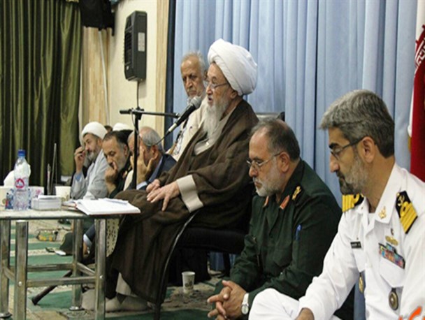 دیدار نیروهای مسلح مازندران با آیت‌الله طبرسی