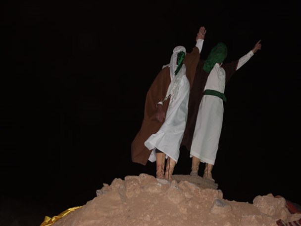 بازسازی واقعه غدیر در دهاقان+ تصاویر