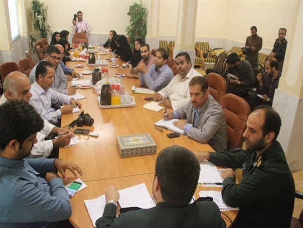 گزارش تصویری نشست خبری جانشین فرمانده سپاه امام صادق(ع)