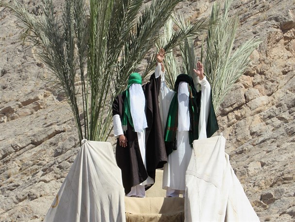 نمایش واقعه غدیر در مبارکه+ تصاویر