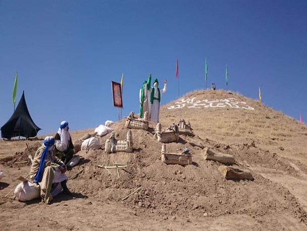 تصاویری از مراسم بازسازی واقعه تاریخی غدیر خم در شهرستان لردگان