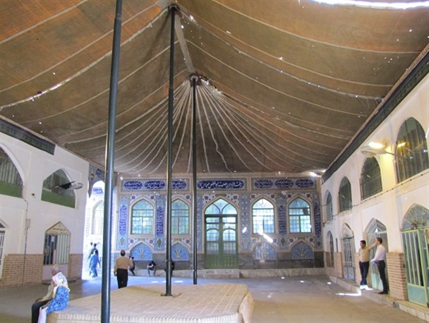 استقبال مهدیشهری ها از محرم با برپایی خیمه ابا عبدالله الحسین(ع) +تصاویر