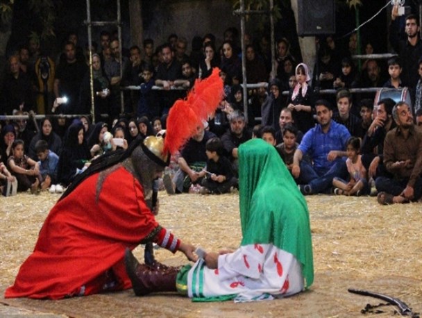 مراسم تعزیه خوانی در شب شام غریبان+تصاویر
