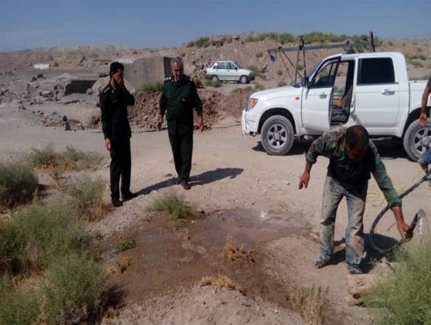 آبرسانی به روستای قوچ کندی در ایستگاه پایانی