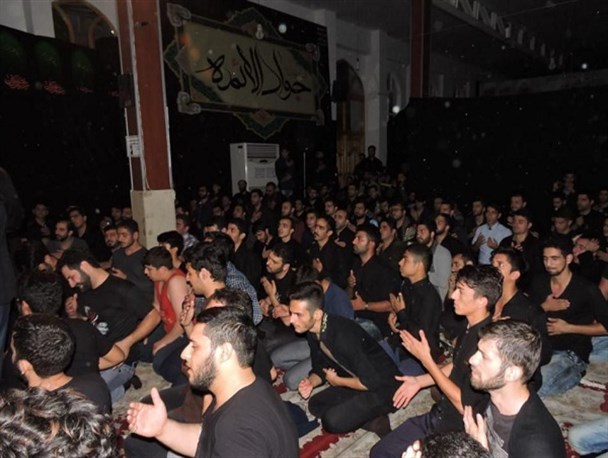مراسم عزاداری محرم در هیئت جوادالائمه آمل