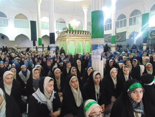 تجمع عزاداری دانش‎آموزان عاشورایی در خوی