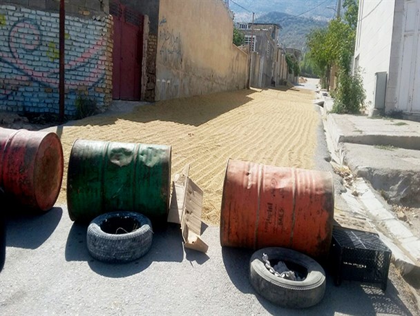 افراد سودجو خیابان های کامفیروز را مسدود کردند + عکس