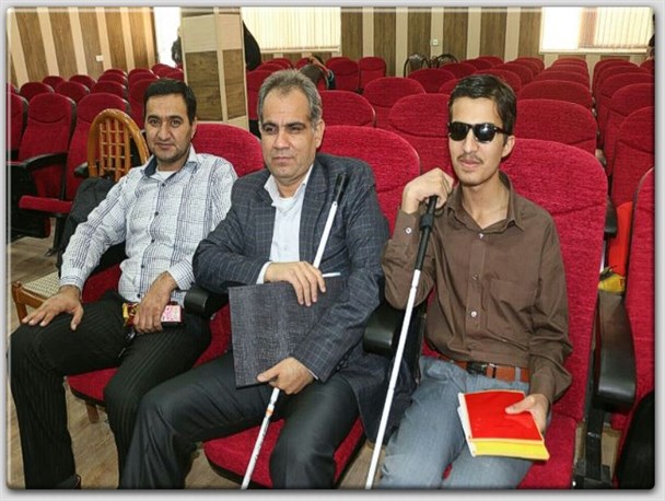تصاویر/روز عصای سفید در گچساران