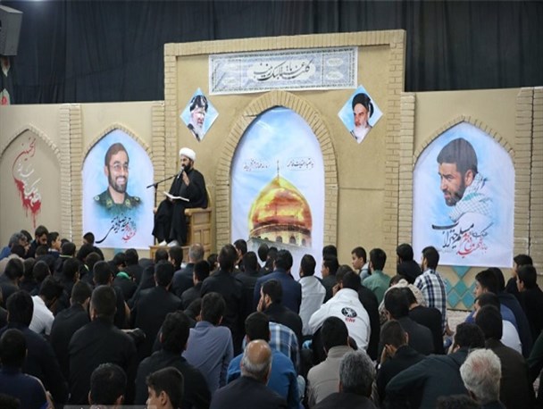 اولین سالگرد آسمانی شدن مدافعان حریم ولایت مسلم خیزاب و حمید رضا دایی تقی + تصاویر