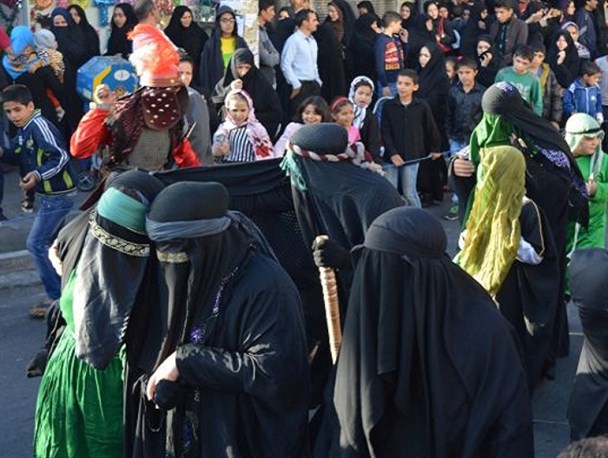 حرکت نمادین اسراء کربلا در شهر قدس به روایت تصویر