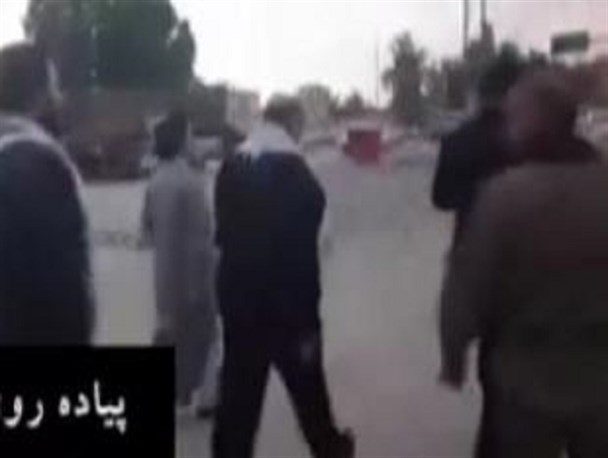 پیاده روی بازوند استاندار کرمانشاه در مسیر نجف - کربلا