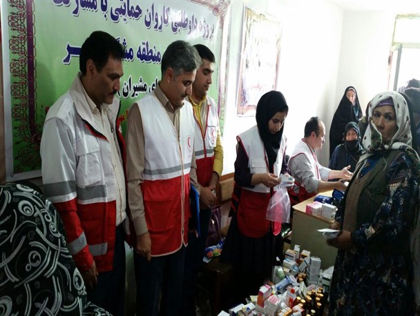 کاروان محرومیت زدایی بسیج سازندگی مشگین‌شهر در روستای مشیران اردو زد