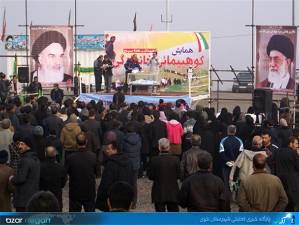 کوهپیمایی خانوادگی هفته بسیج در خوی از دریچه دوربین آذرنگاه