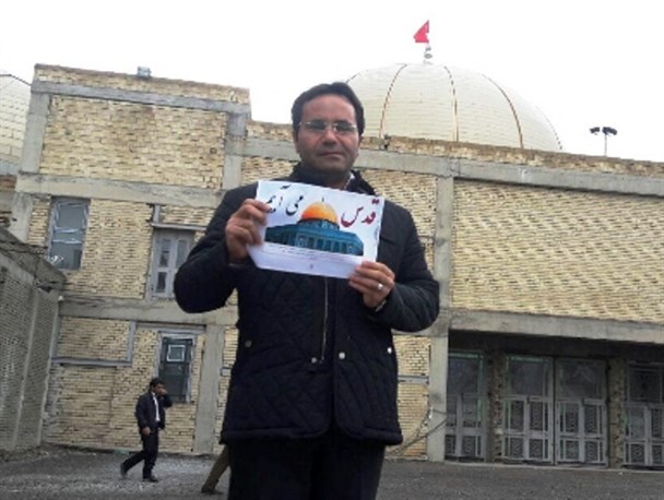رئیس سازمان صنعت و معدن استان زنجان به پویش مردمی «قدس می آییم» پیوست +عکس