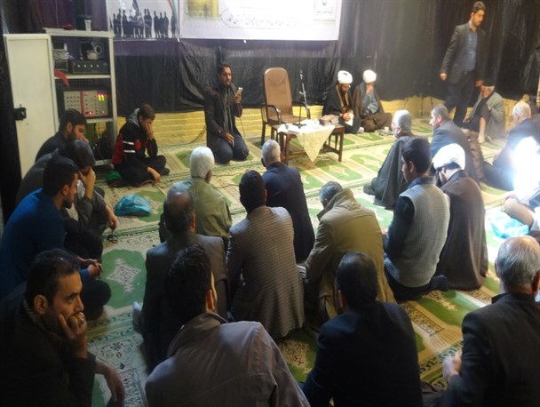 آئین عزاداری اربعین حسینی در کنگاور برگزار شد