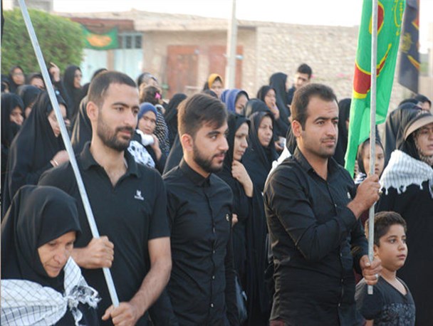 پیاده‌روی اربعین حسینی در دوراهک برگزار شد