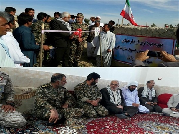 دو استخر خاکی و دو باب خانه محروم در زابل افتتاح شد
