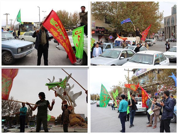 برپایی جشن خودجوش مردمی پیروزی جبهه مقاومت در یاسوج+تصاویر