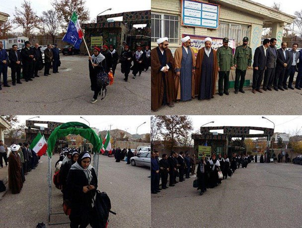 اعزام 170 دانش‌آموز دختر نهاوندی به مناطق عملیاتی جنوب کشور