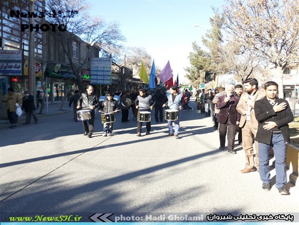 مراسم عزاداری رحلت پیامبر(ص) در شیروان برگزار شد