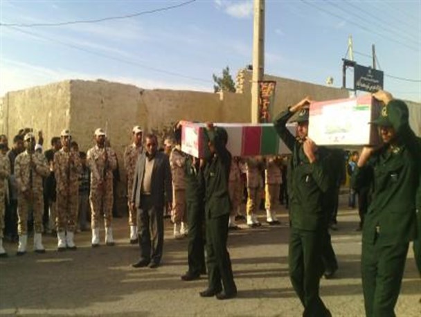 پیکر دو شهید گمنام در شهرستان هامون تشییع شد
