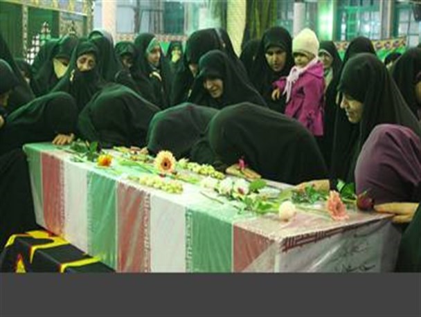 وداع قائم‌شهری‌ها با یک شهید گمنام دوران دفاع مقدس