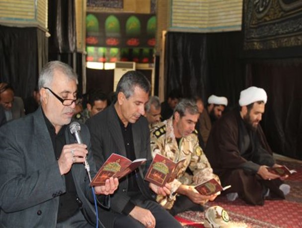 مراسم قرائت زیارت ازبعید در شهرستان سرپلذهاب برگزار شد+تصاویر
