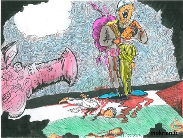 رژیم کودک کش اسرائیل/ کاریکاتور