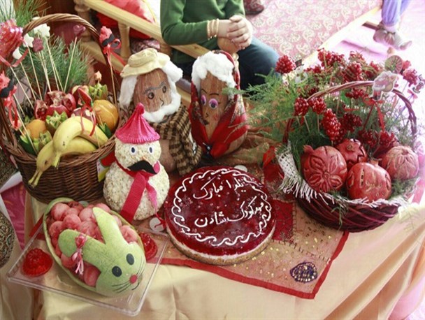 جشن شب یلدا در مهد کودک های دلیجان+عکس