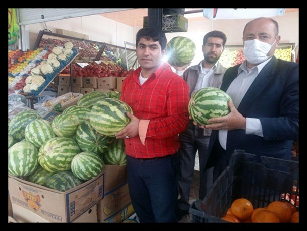 بازار داغ هندوانه شب یلدایی در دهدشت+ تصاویر