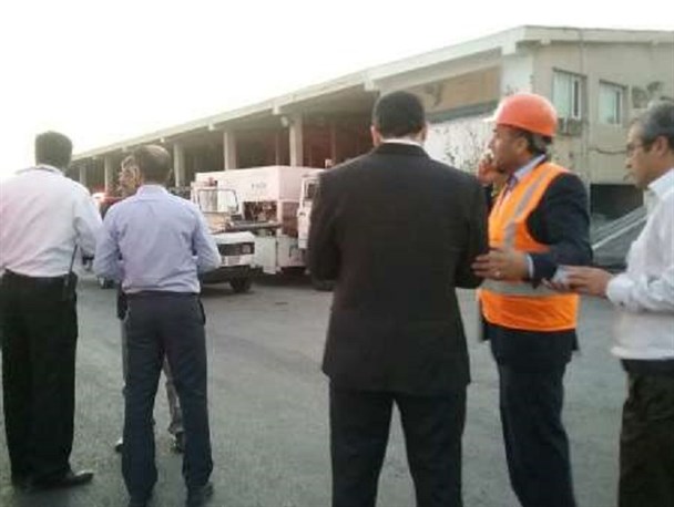 مهار آتش سوزی در انبار قدیمی فرودگاه بین المللی بندرعباس