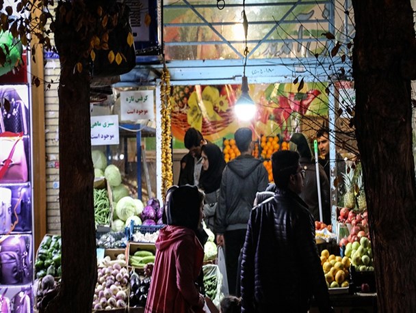 حال و هوای بازار مبارکه در شب یلدا+تصاویر