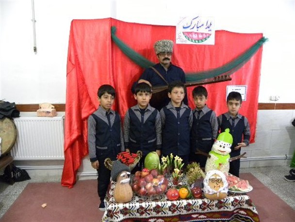 جشن یلدا در مدارس خدابنده+تصاویر