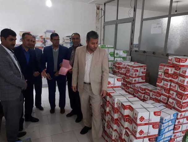 توزیع ۲۷۷ مجموعه "کتاب آموزشی" بین دانش آموزان کلاله