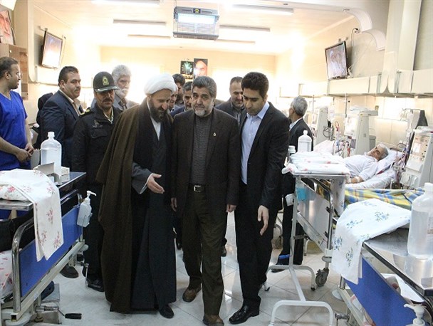 استاندار تهران از پروژه بیمارستان قرچک بازدید کرد