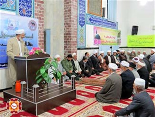همایش بزرگ لبیک یا رسوال الله در آق قلا برگزار شد + تصاویر
