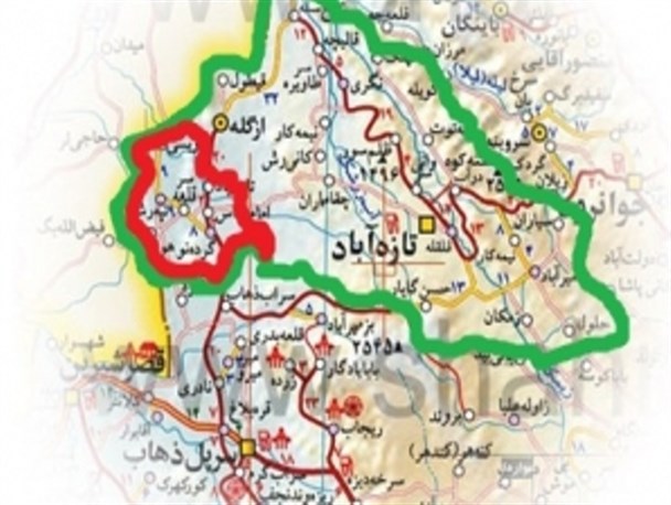 باد با سرعت 83 کیلومتر بر ساعت در ثلاث باباجانی را درنوردید