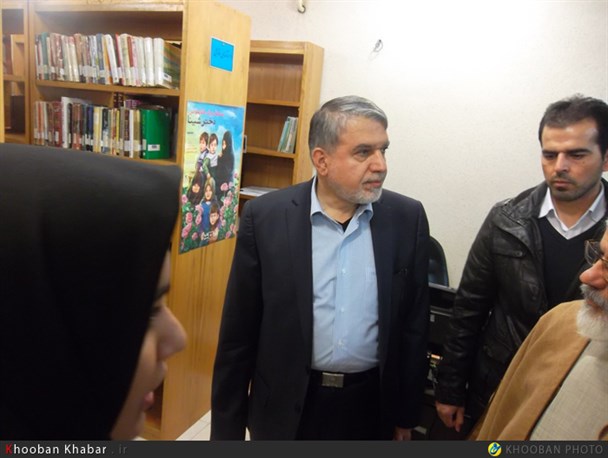 بازدید رئیس سازمان اسناد و کتابخانه ملی کشور از کتابخانه عمومی خمام+ تصاویر