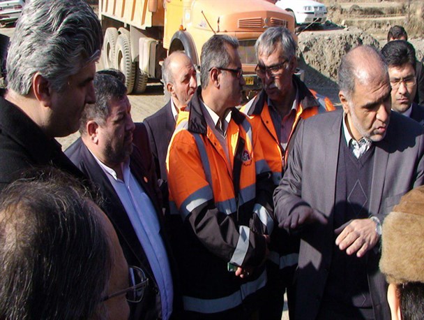 بازدید معاون وزارت راه و شهرسازی از جاده خوش ییلاق