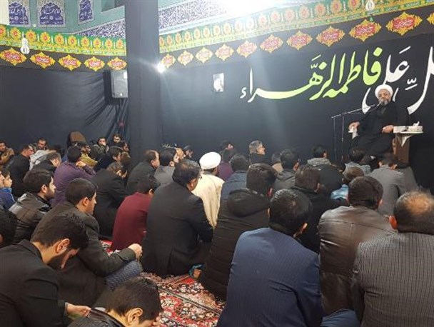 مراسم عزاداری سالروز شهادت حضرت زهرا (س) در لردگان+ تصاویر