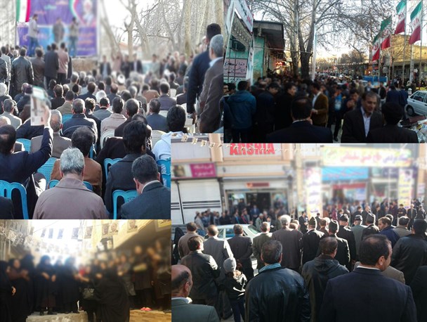 شهر صحنه رنگ و بوی انتخابات گرفت+ تصویر