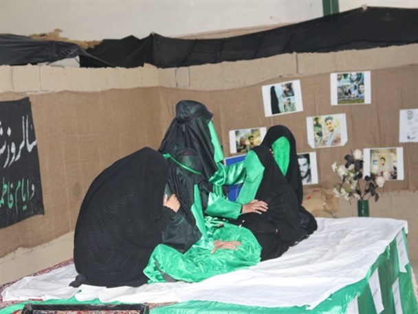 مراسم تعزیه خوانی شهادت حضرت زهرا (س)در چالدران برگزارشد+تصاویر