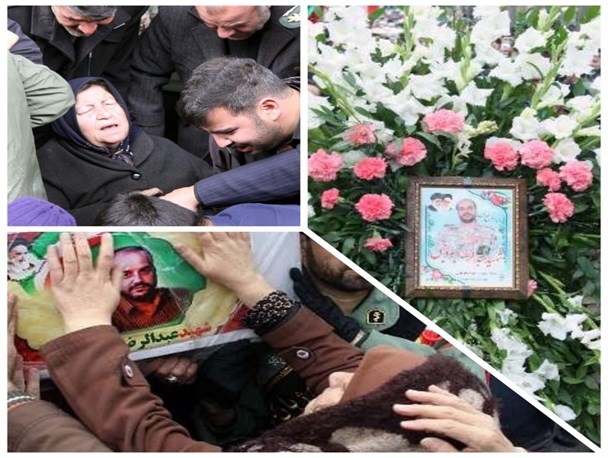 مادر شهید "عبدالرضا بروجی" به فرزند شهیدش پیوست