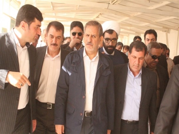 بازدید معاون اول رئیس جمهور از مرز مهران / تصاویر